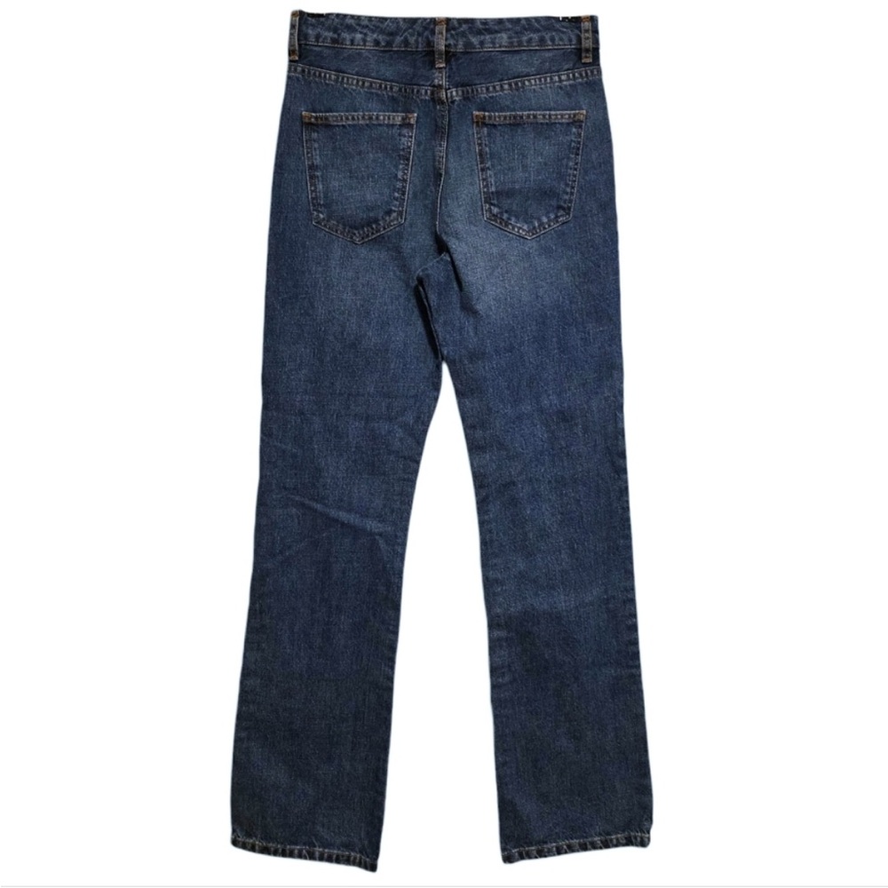 Sezane Straight-Leg Jeans in Medium Blue Denim - Picture 3 of 4